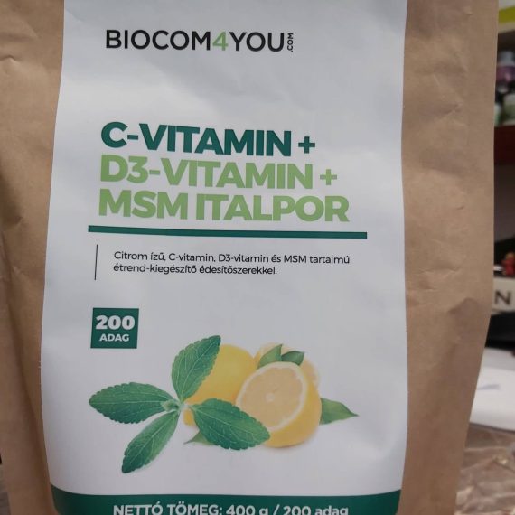 Biocom C vitamin+ D3-vitamin+MSM