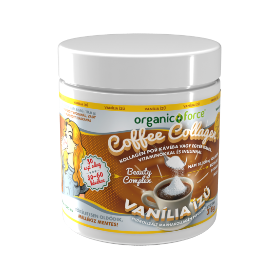Kávékollagén vanília ízű